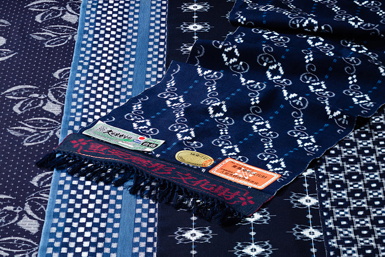 久留米絣の反物